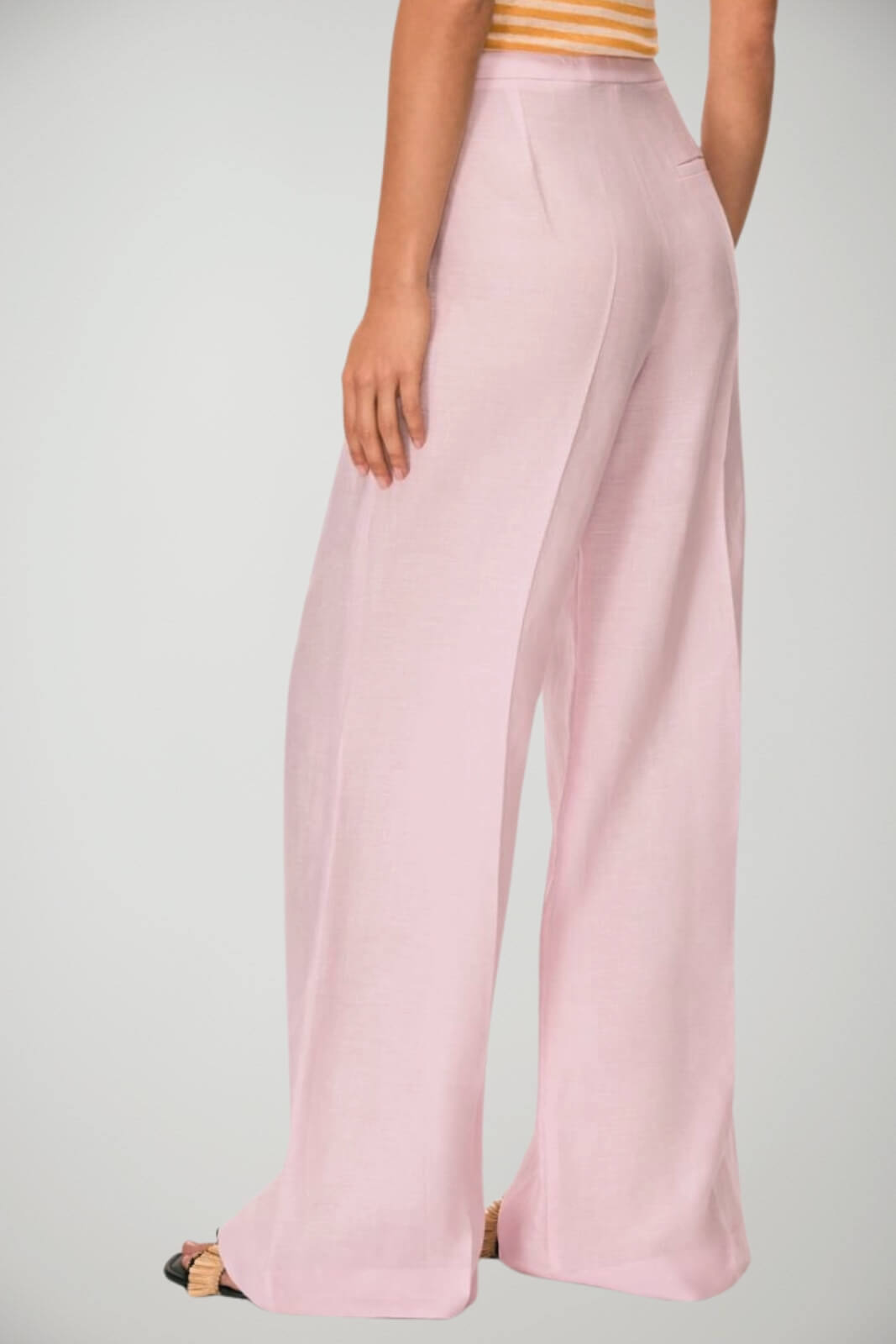 Pantaloni da donna Iblues in lino wide leg