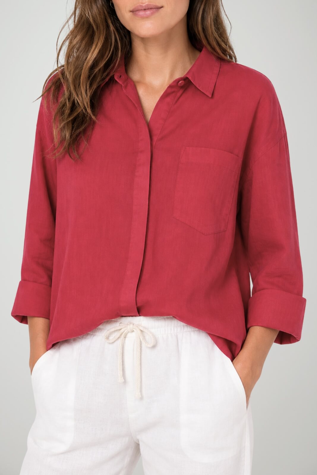 Icona Camicia Donna Lunga in Lino