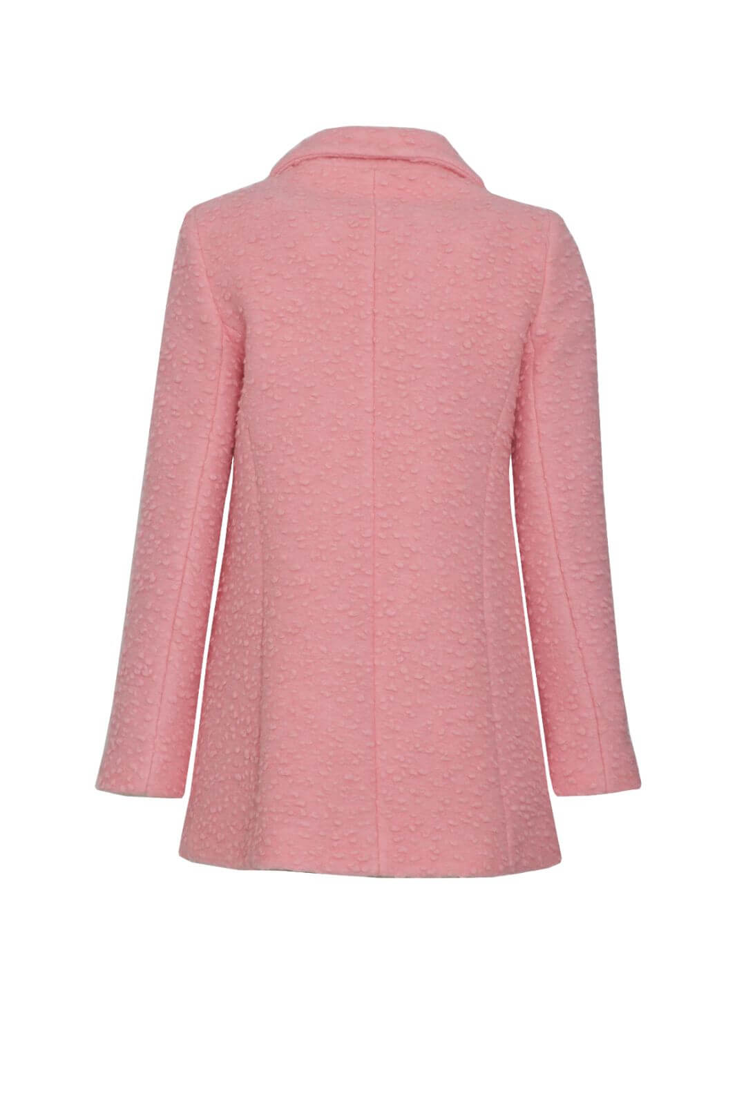 Cappotto doppiopetto in bouclè da donna retro