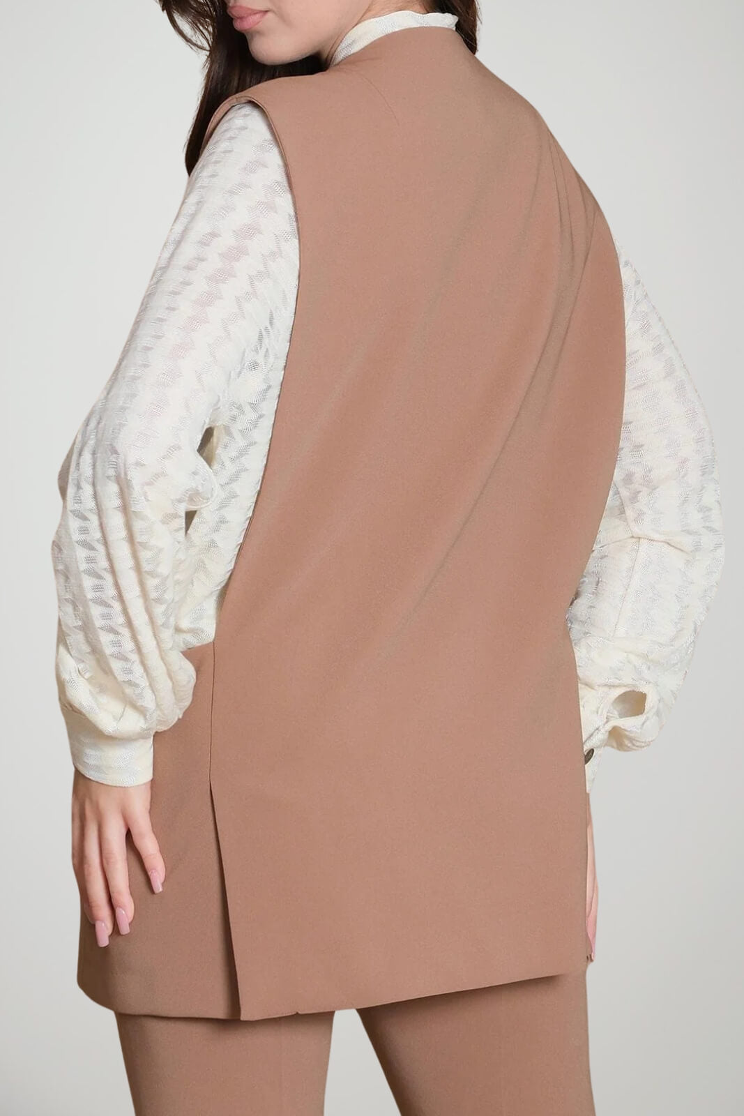 Imperial Gilet Donna lungo monopetto