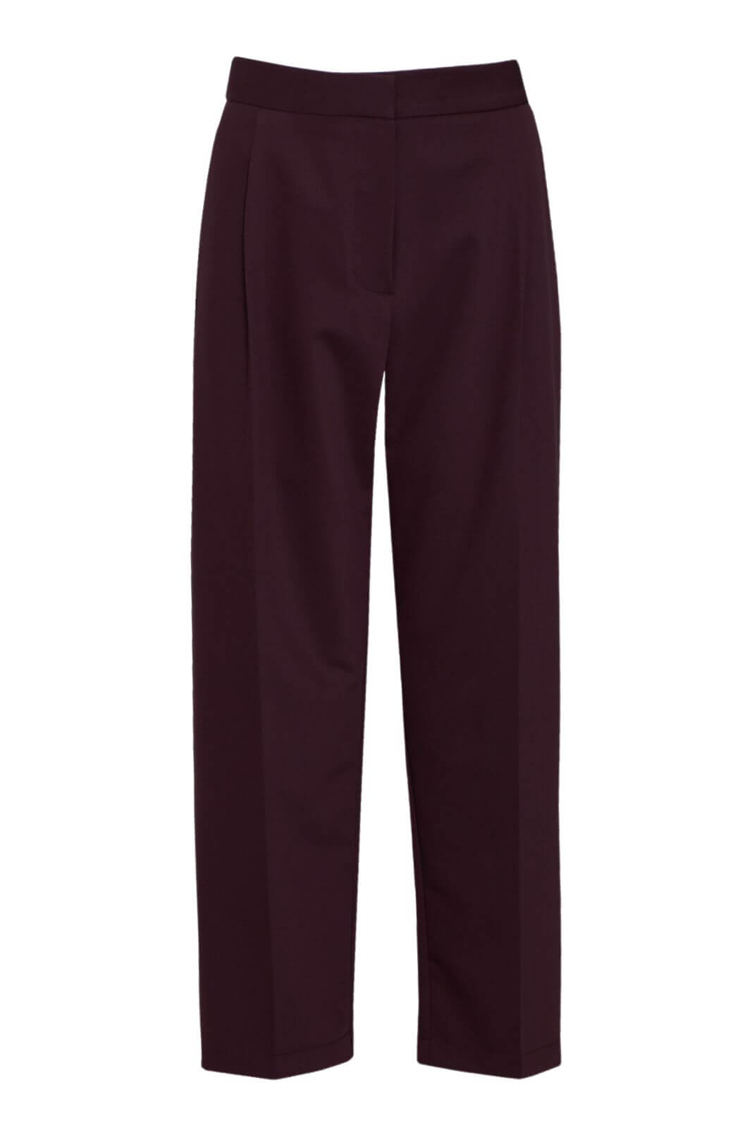 Imperial pantaloni donna cropped prugna