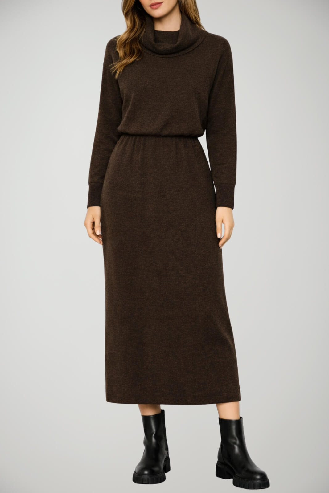 Abito da donna Imperial a collo alto in maglia