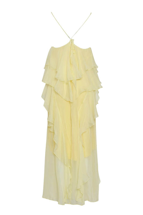 Imperial women's dress with ruffles