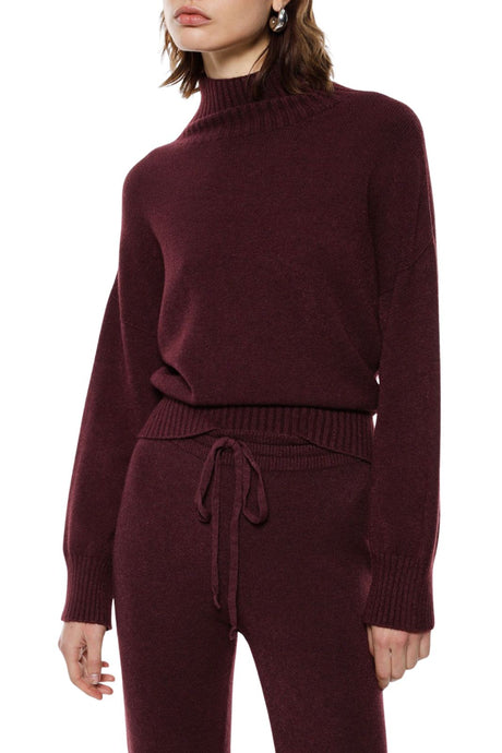 Imperial dolcevita donna con rifiniture a costine