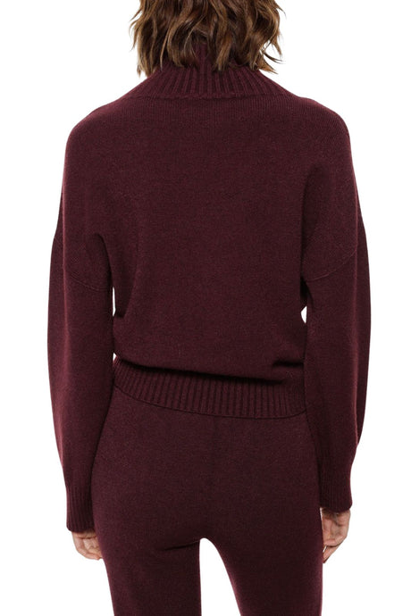 Imperial dolcevita donna con rifiniture a costine