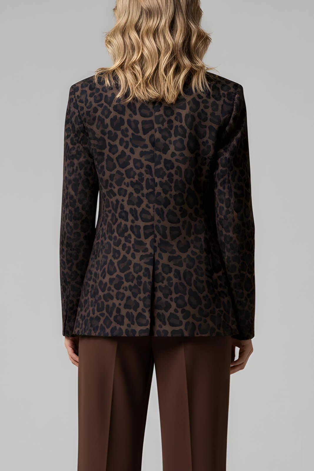 Giacca da donna Imperial monopetto in fantasia animalier