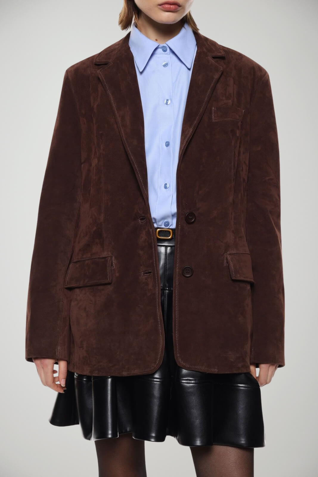 Giacca da donna Imperial in pelle scamosciata