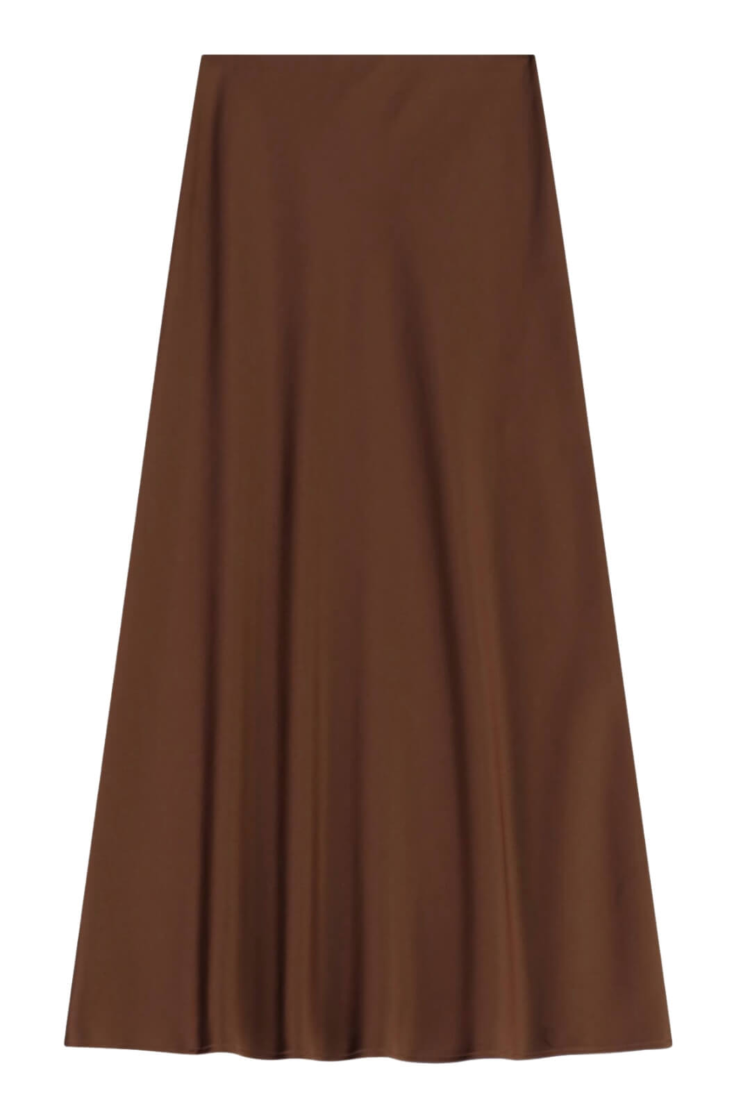 Gonna longuette Imperial in raso e vita elastica
