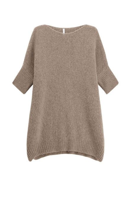 Maglione da donna Imperial con scollo a barca e vestibilità over