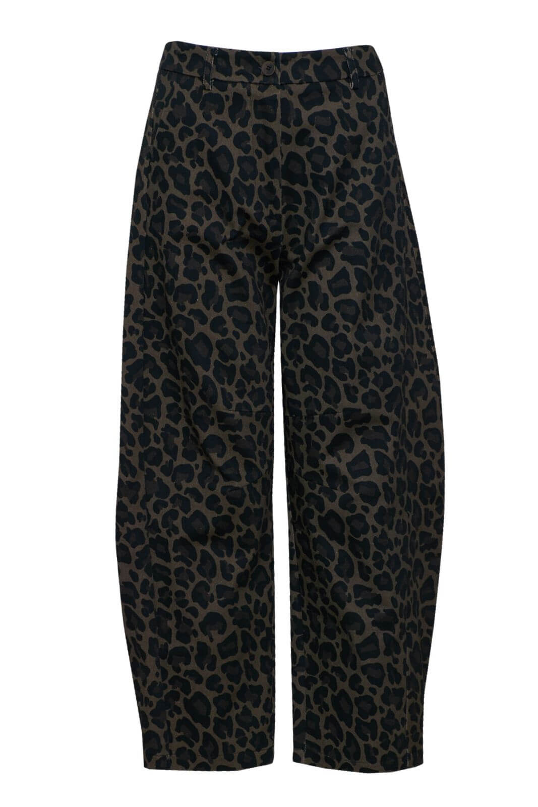 Imperial pantaloni donna ampi stampa animalier