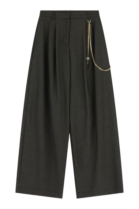 Imperial Pantaloni Donna con pences e catena