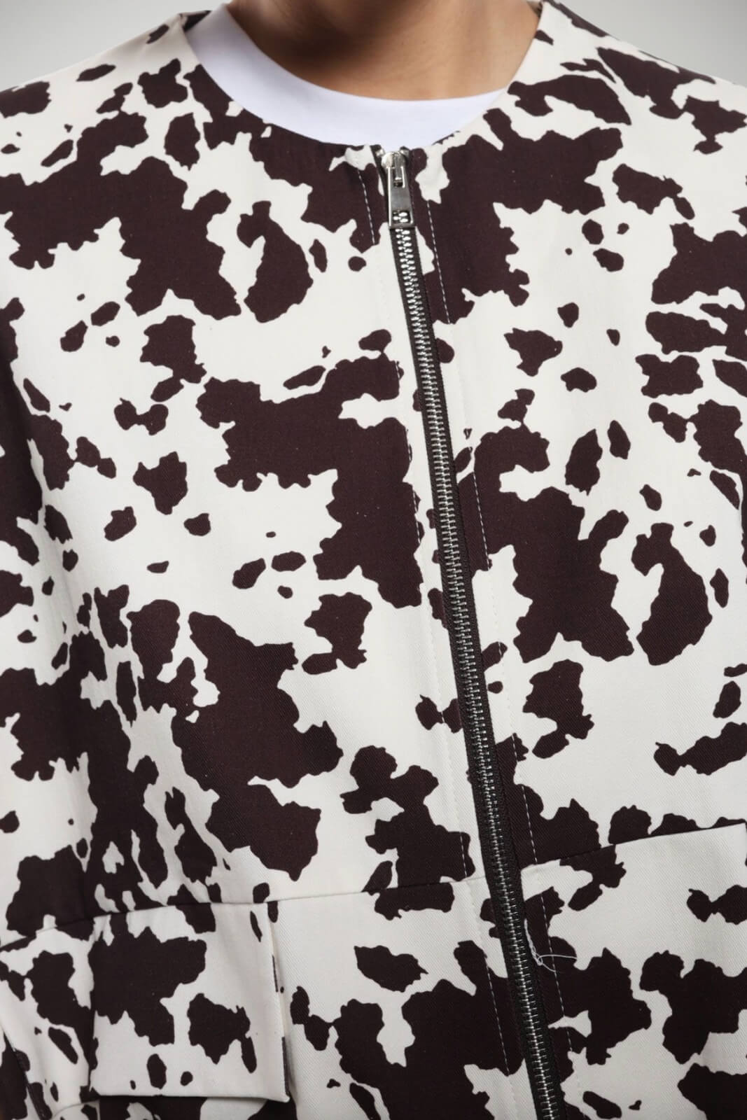 Imperial Gilet Donna Zip Animalier Dettaglio