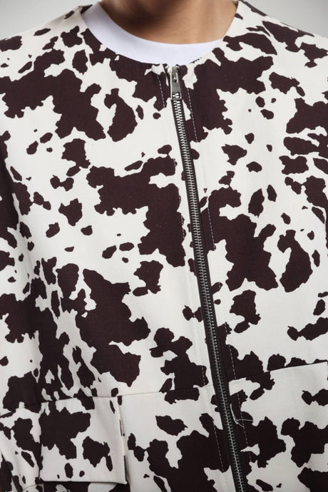 Imperial Gilet Donna Zip Animalier Dettaglio