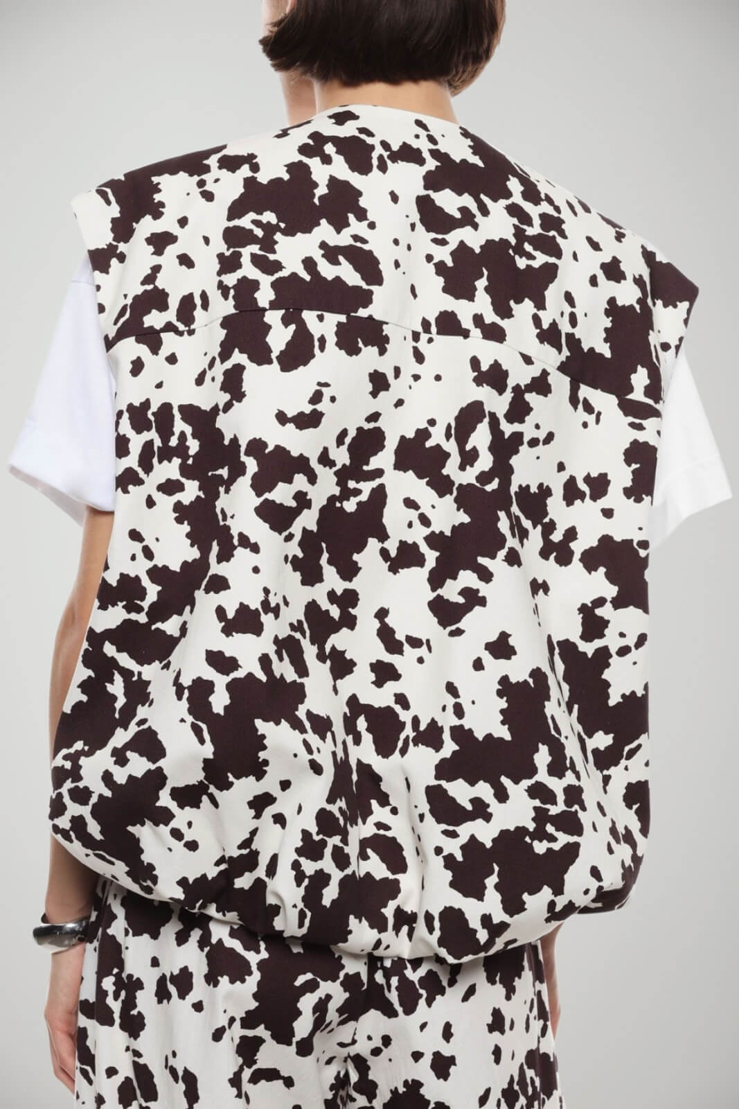 Imperial Gilet Donna Zip Animalier Retro