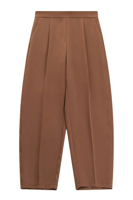 Imperial Pantaloni Donna in satin a vita alta