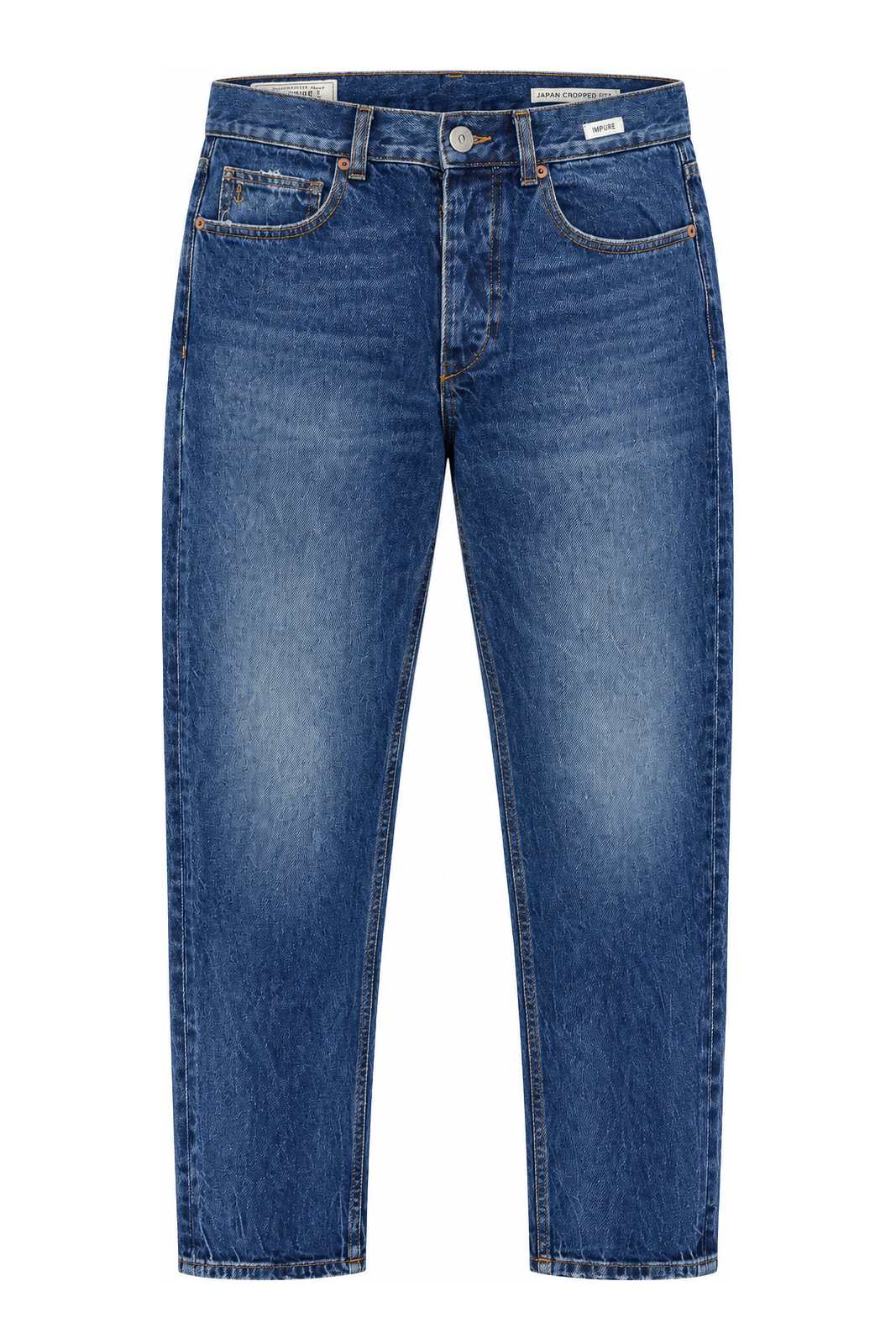 Impure Jeans Uomo Japan Cropped Fit in Cotone