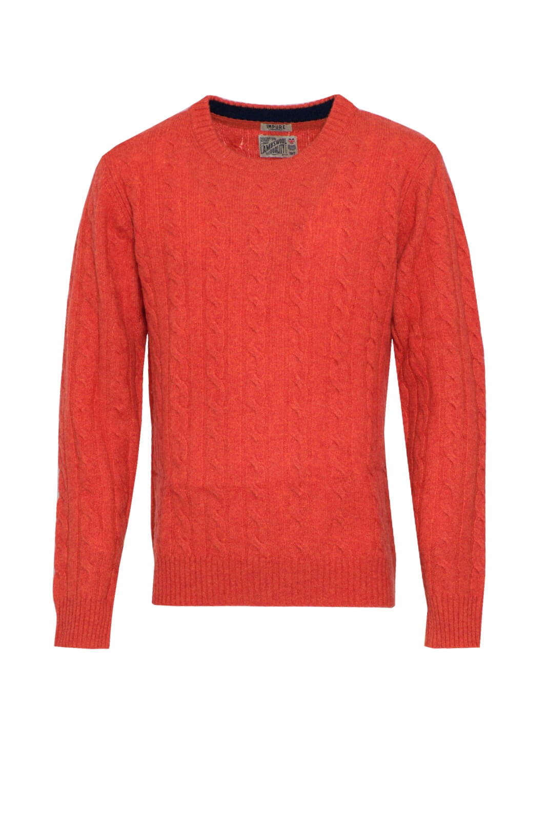 Maglione Impure da uomo a trecce in lana fronte