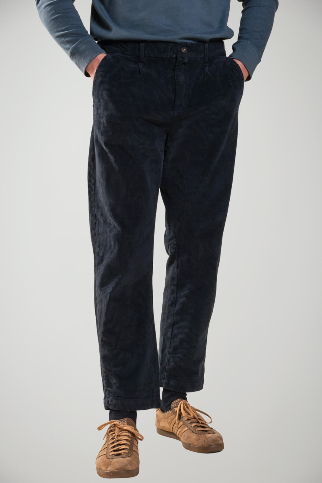 Pantalone da uomo Impure chino in velluto corduroy fronte 1