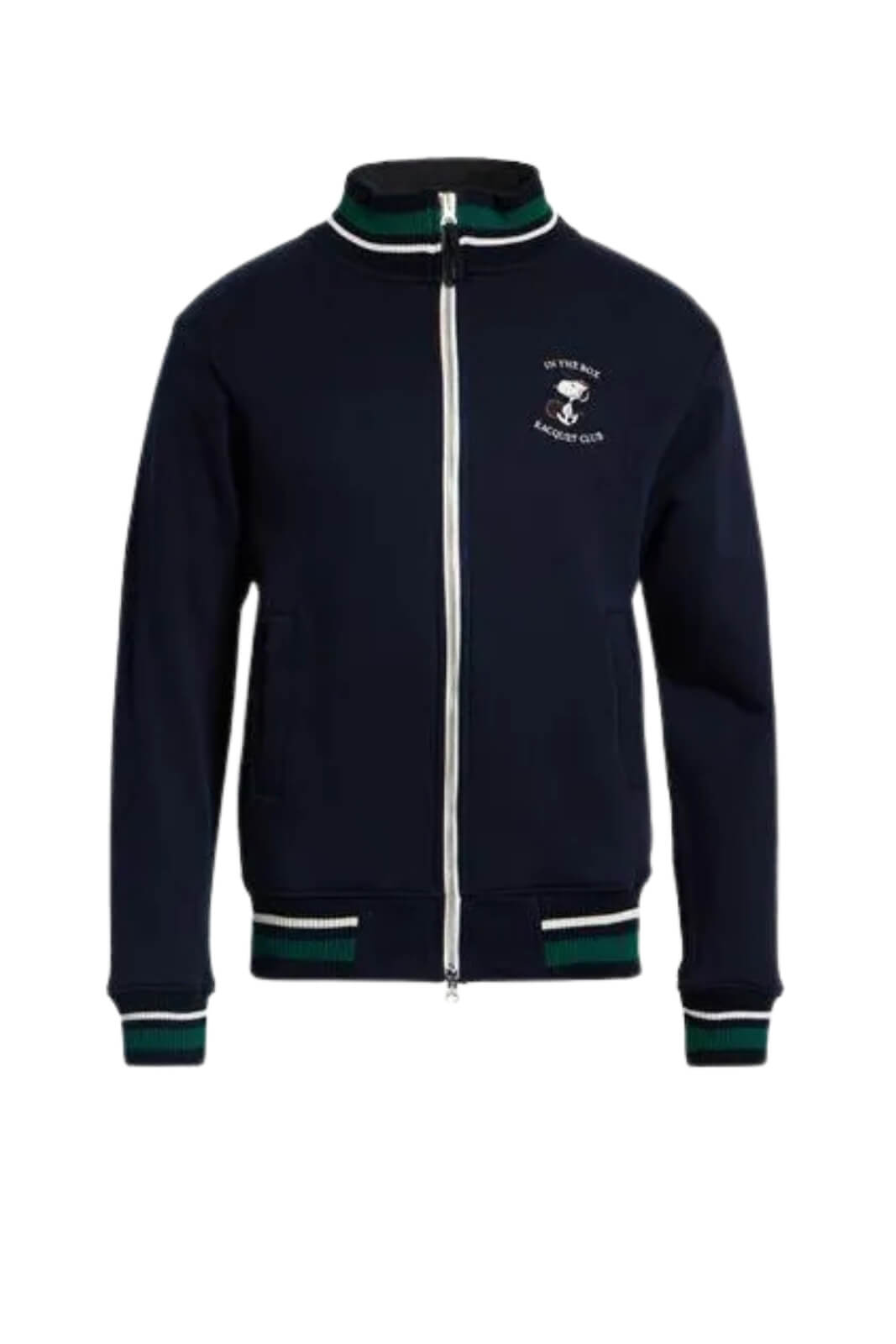 Felpa da uomo In the box con zip e stampa fronte