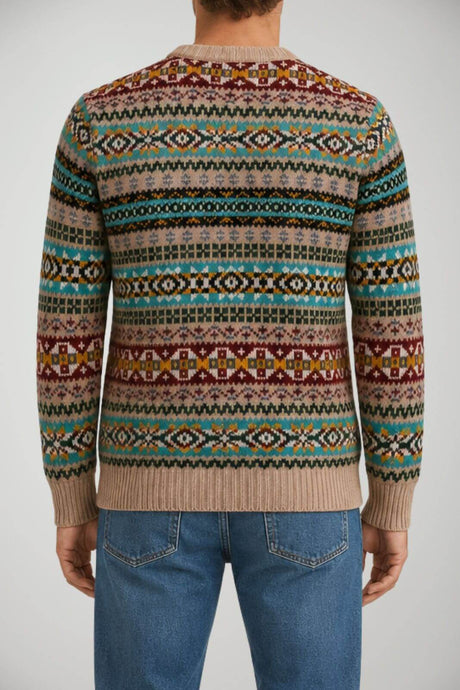 In the box Maglia Uomo con Fantasia Jacquard