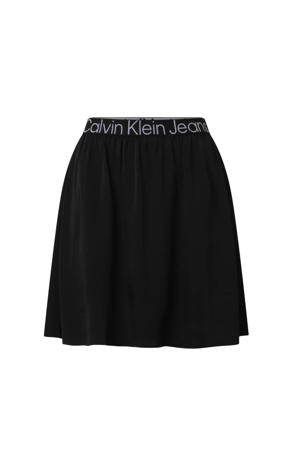 Calvin Klein Mini Skirt with Logo Waistband