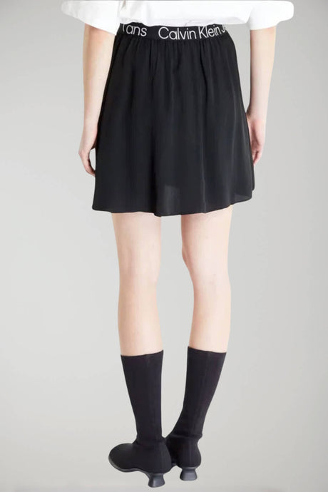 Minifalda Calvin Klein con cinturilla con logotipo