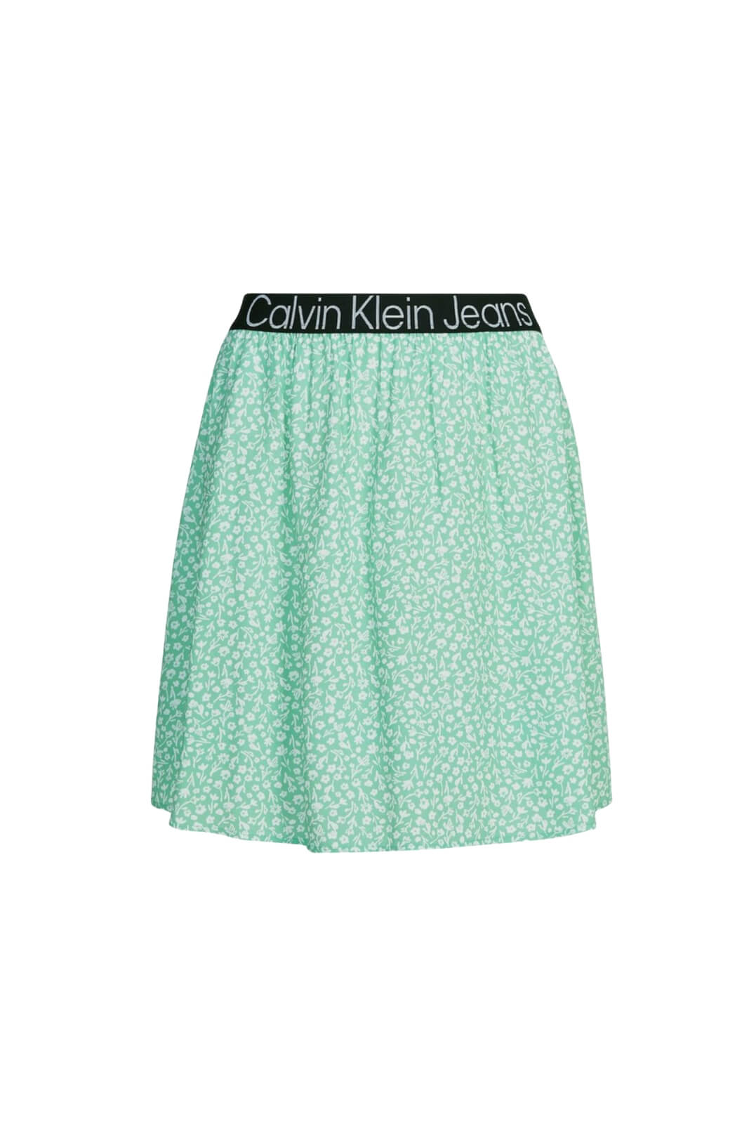Calvin Klein Mini Skirt with Logo Waistband