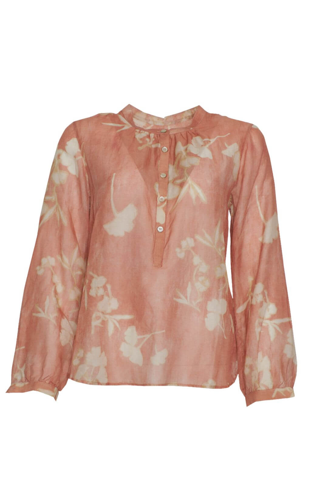 Zhelda Women's Korean Floral Print Shirt