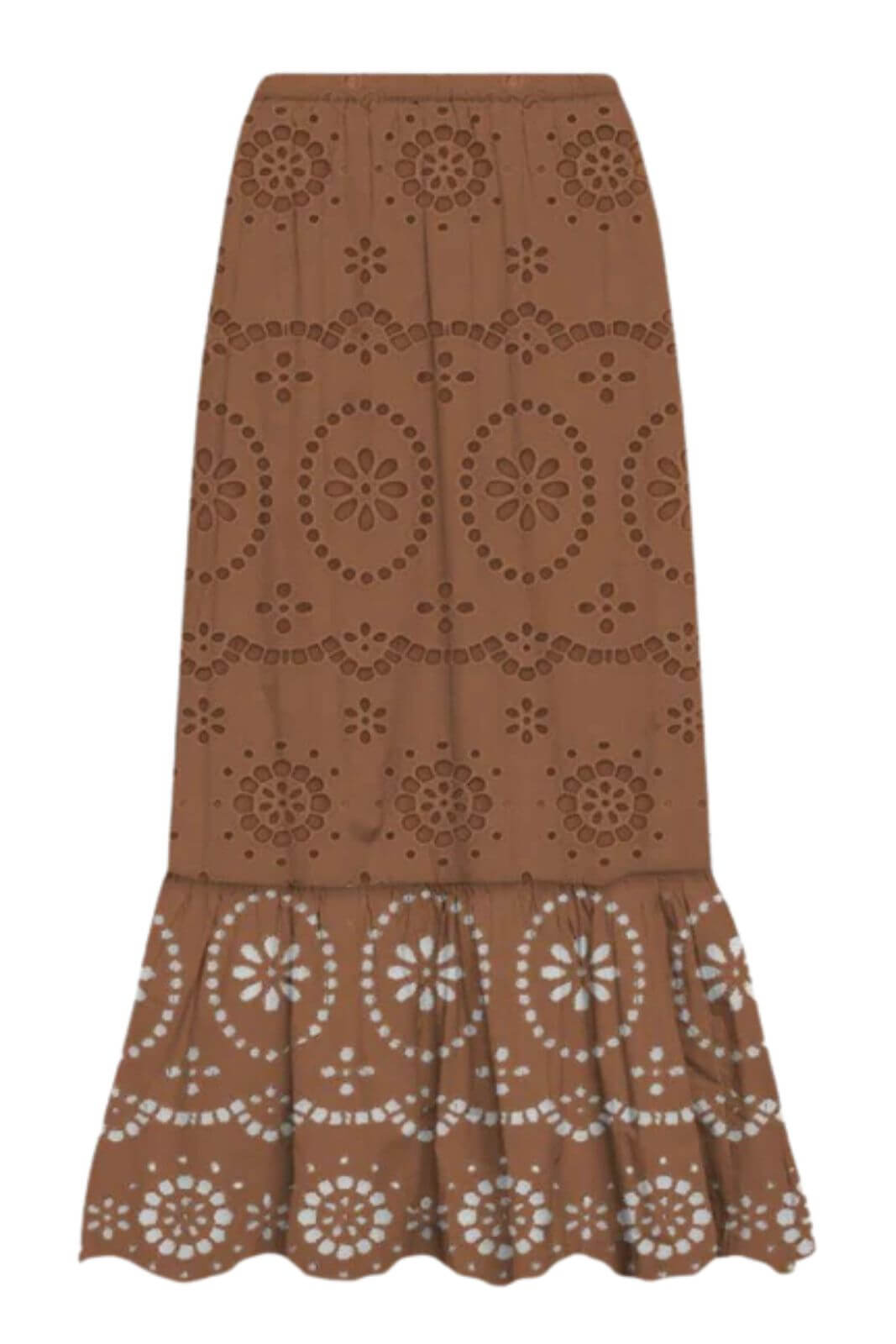 MC2 Saint Barth women's skirt in San Gallo lace JENNY