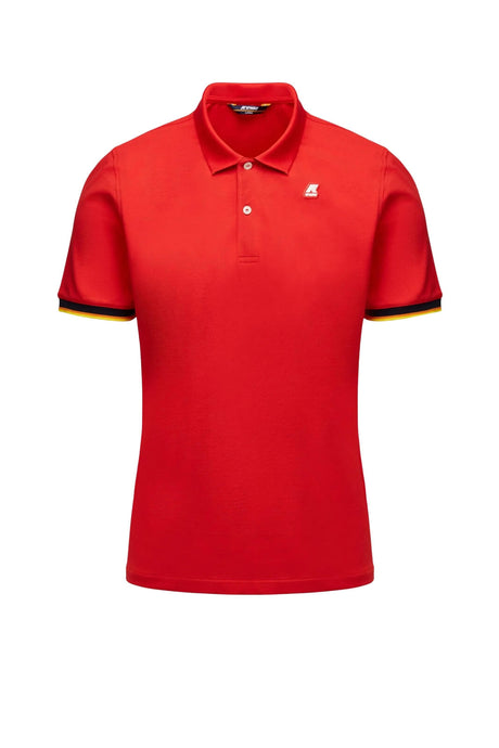 K-Way Polo Uomo Vincent in piquet stretch