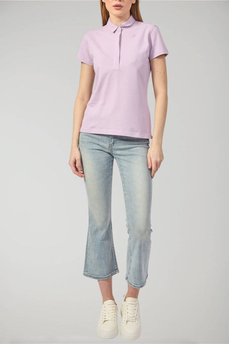 K Way women's polo shirt AMEDEA PIQUE