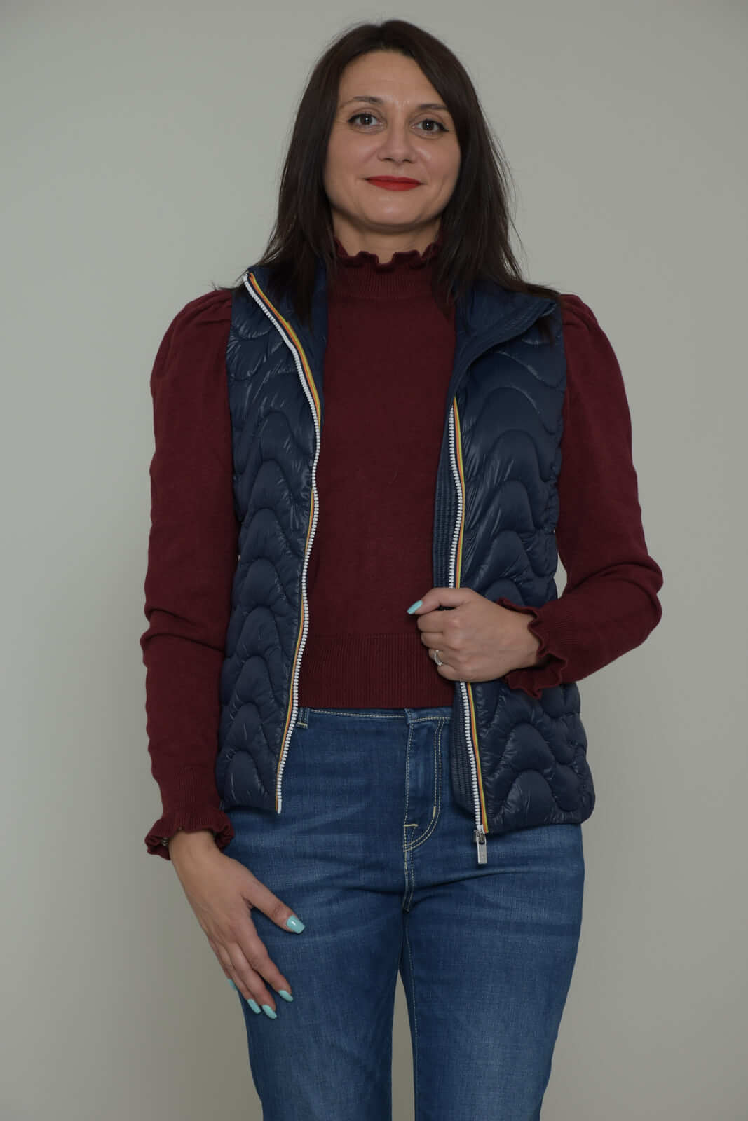 K Way women's sleeveless jacket VIOLETTE QUILTED WARM