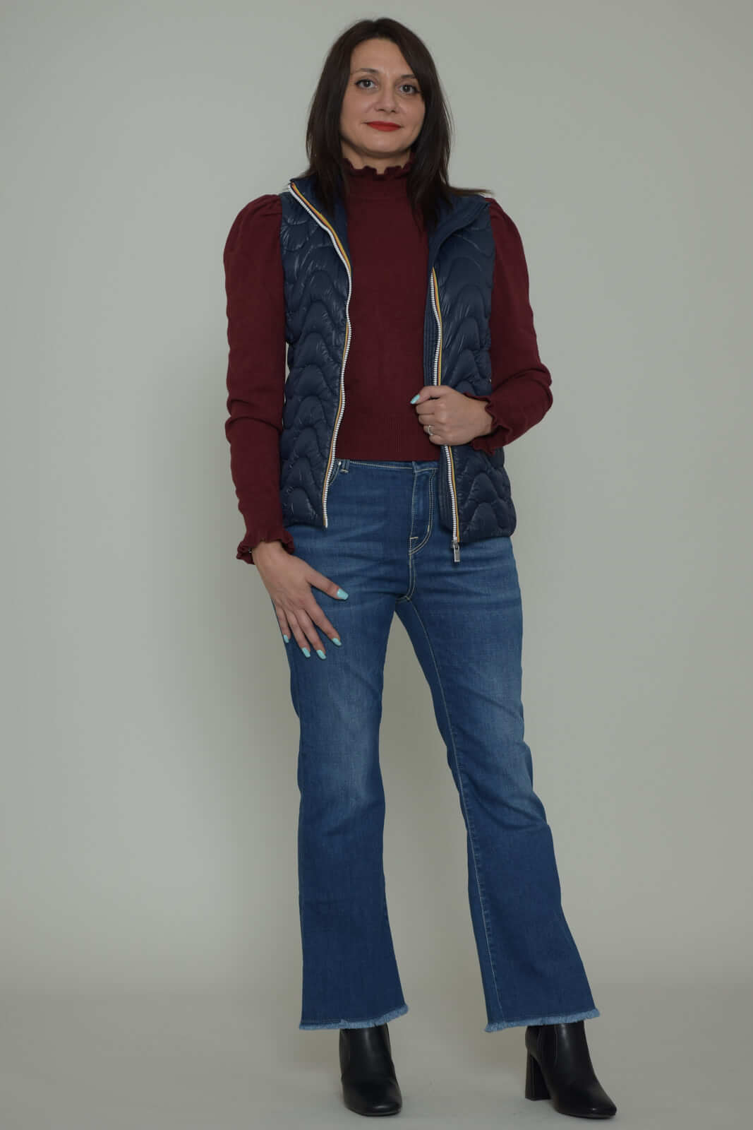 K Way women's sleeveless jacket VIOLETTE QUILTED WARM