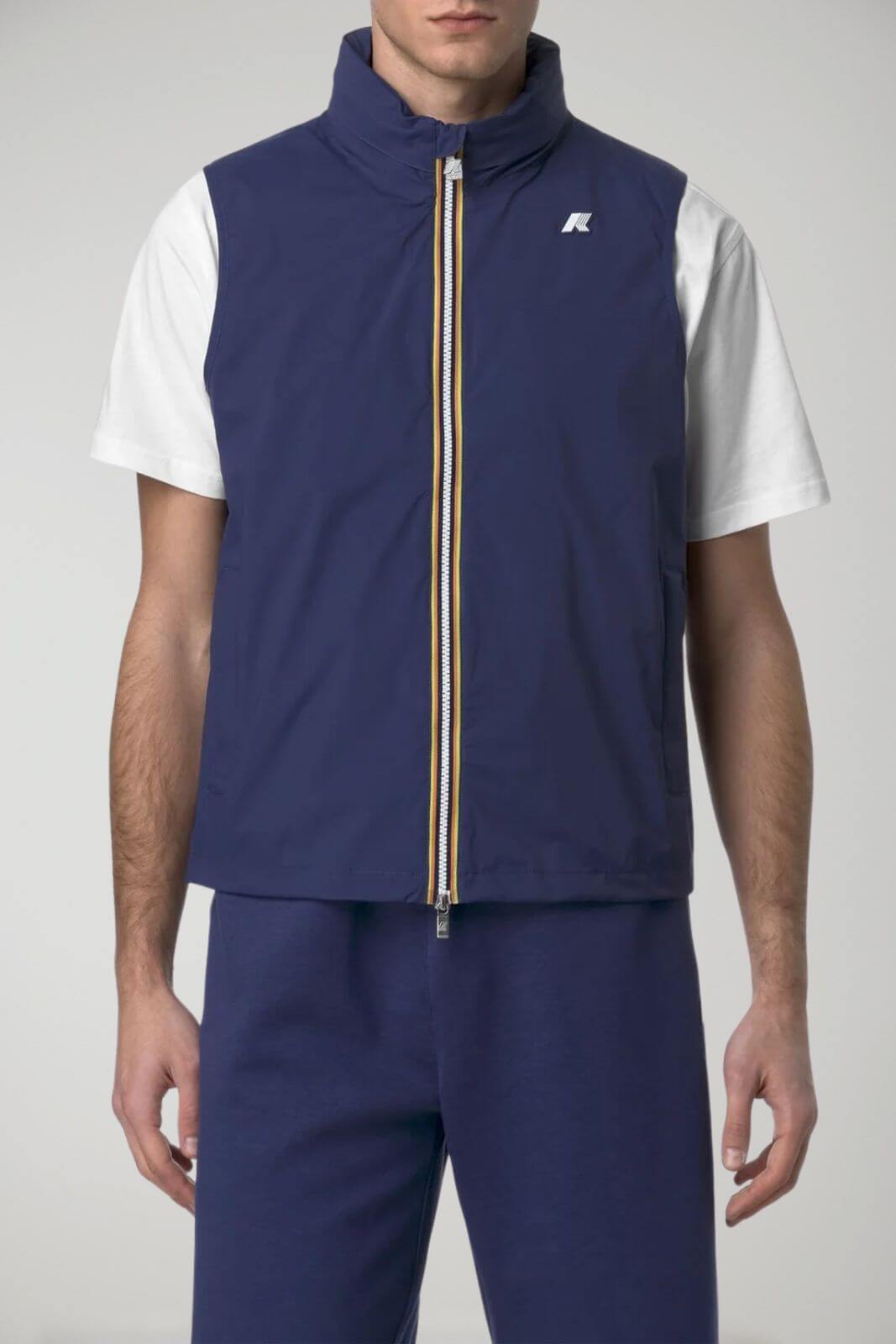 K Way smanicato uomo VALEN STRETCH NYLON JERSEY
