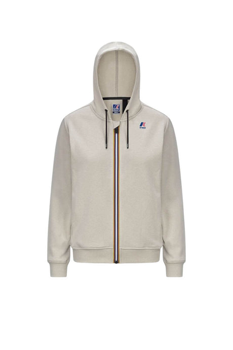 K Way men's sweatshirt LE VRAI ARNEL POLY COTTON