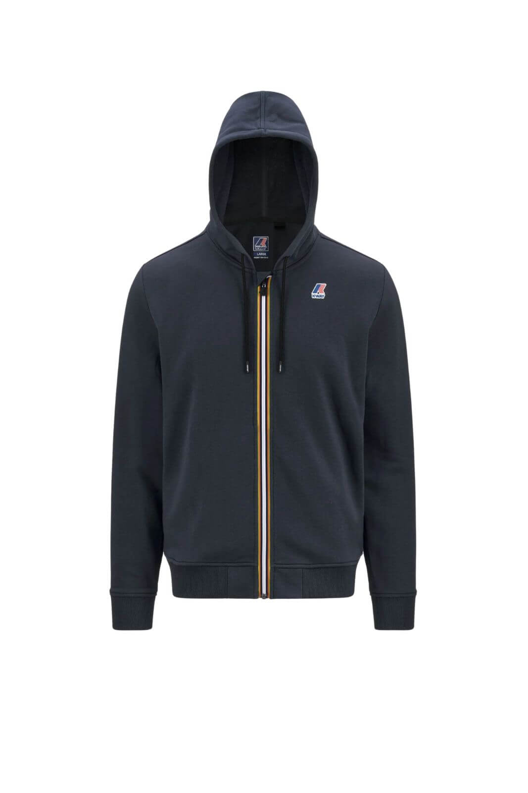 K Way men's sweatshirt LE VRAI ARNEL POLY COTTON