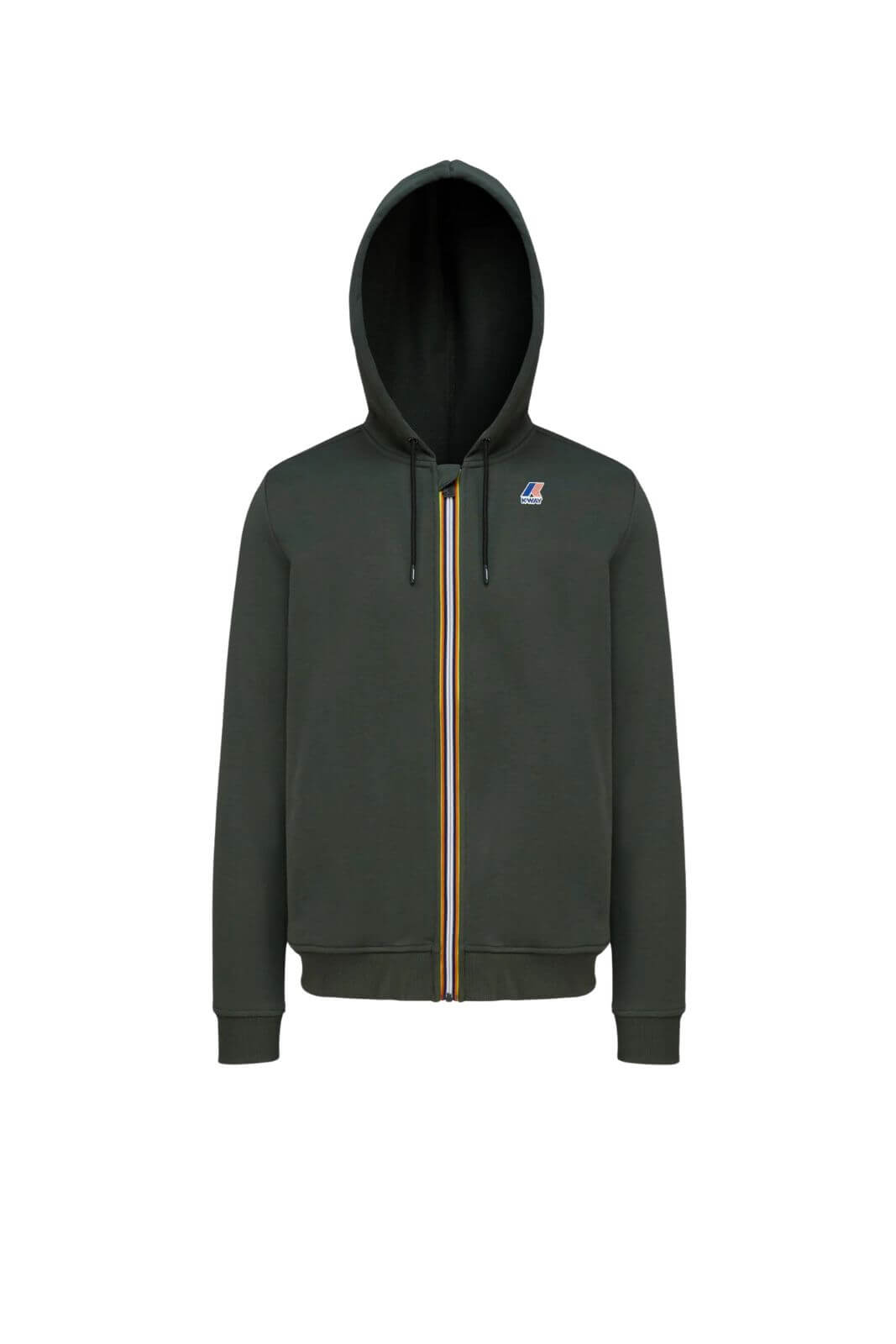 K Way men's sweatshirt LE VRAI ARNEL POLY COTTON