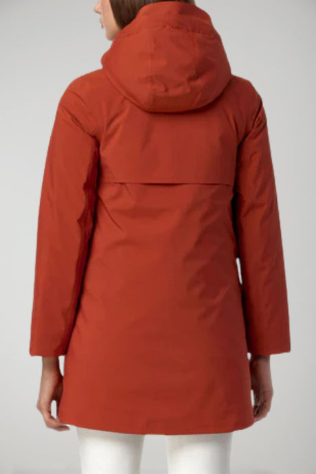 Parka da donna K-Way con cappuccio retro