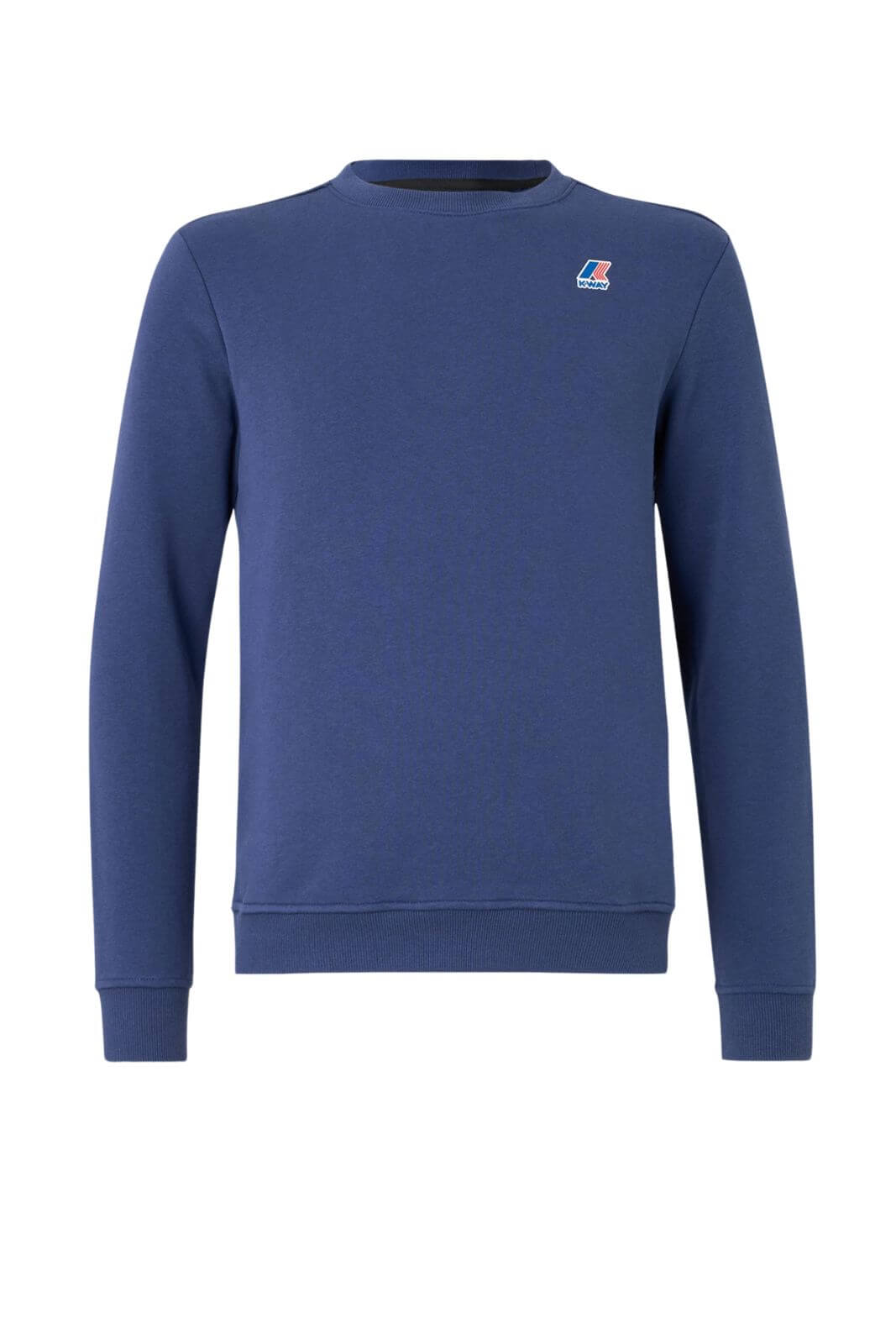 K Way men's sweatshirt LE VRAI AUGUSTE POLY COTTON