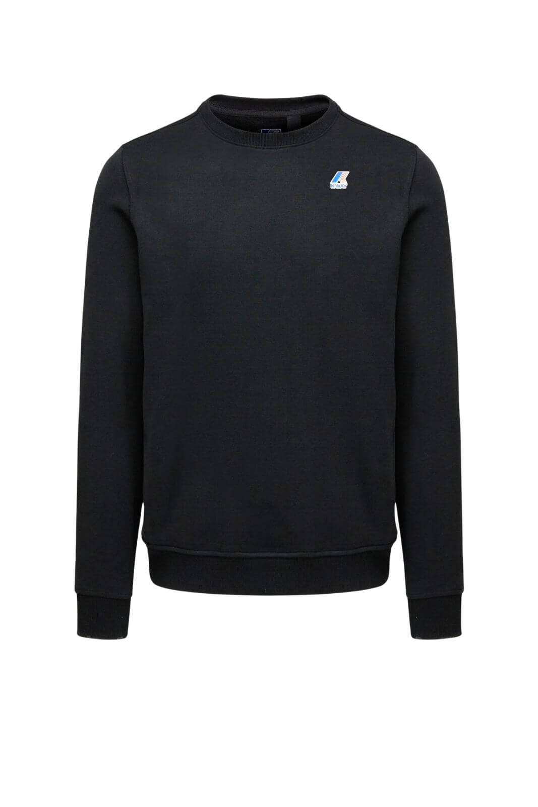 K Way men's sweatshirt LE VRAI AUGUSTE POLY COTTON