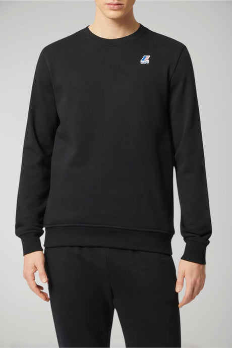 K Way men's sweatshirt LE VRAI AUGUSTE POLY COTTON