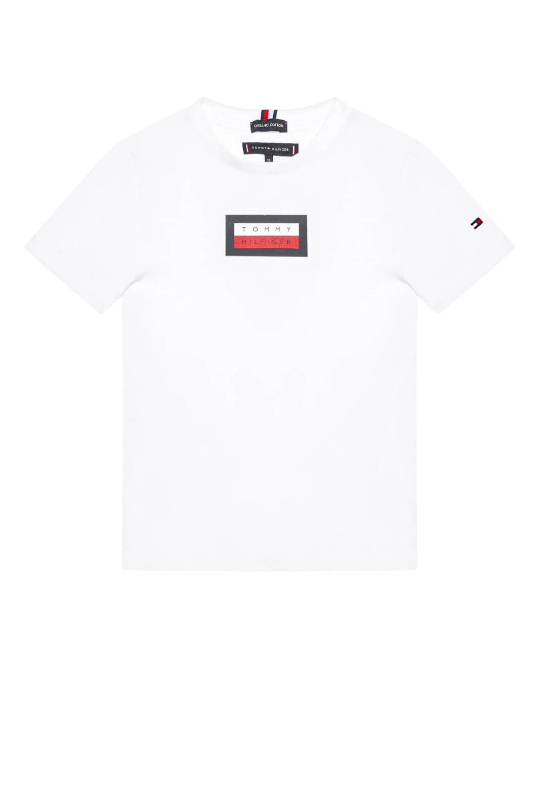Tommy Hilfiger T Shirt bimbo con logo stampato