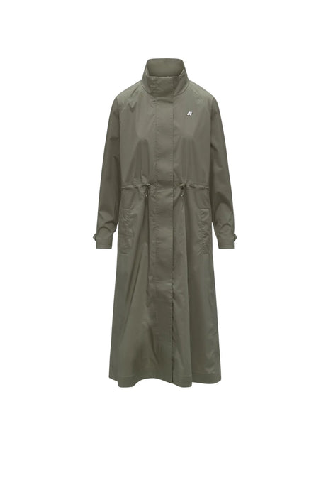 K Way Impermeabile Donna Barbrein Cotton 3 Layers AF