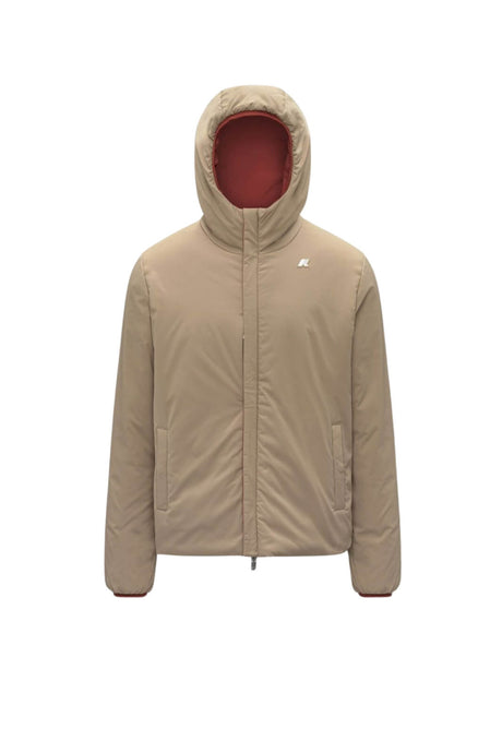 K-Way Giacca Uomo Jack ST Warm Double reversibile / Rosso-Beige