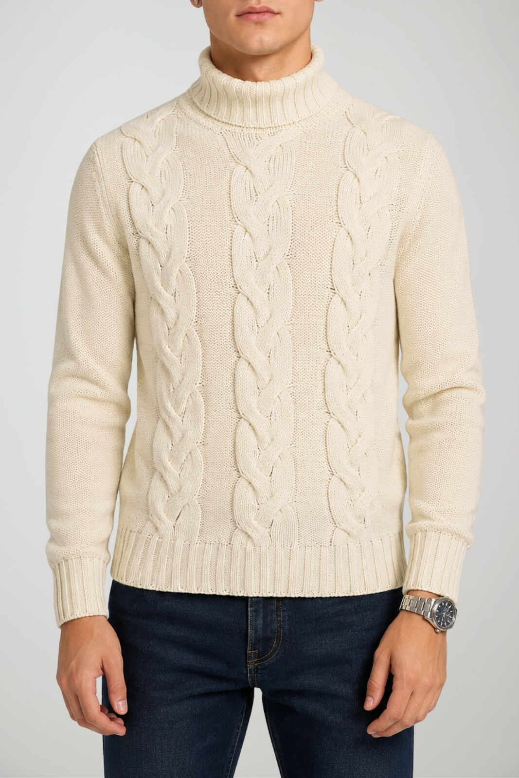 K-Way Dolcevita Uomo Clairie Braid misto lana