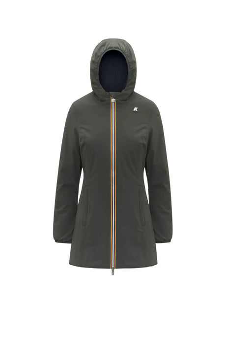 K-Way Giacca Donna Denise ST Warm Double reversibile / Oliva-Verde Scuro