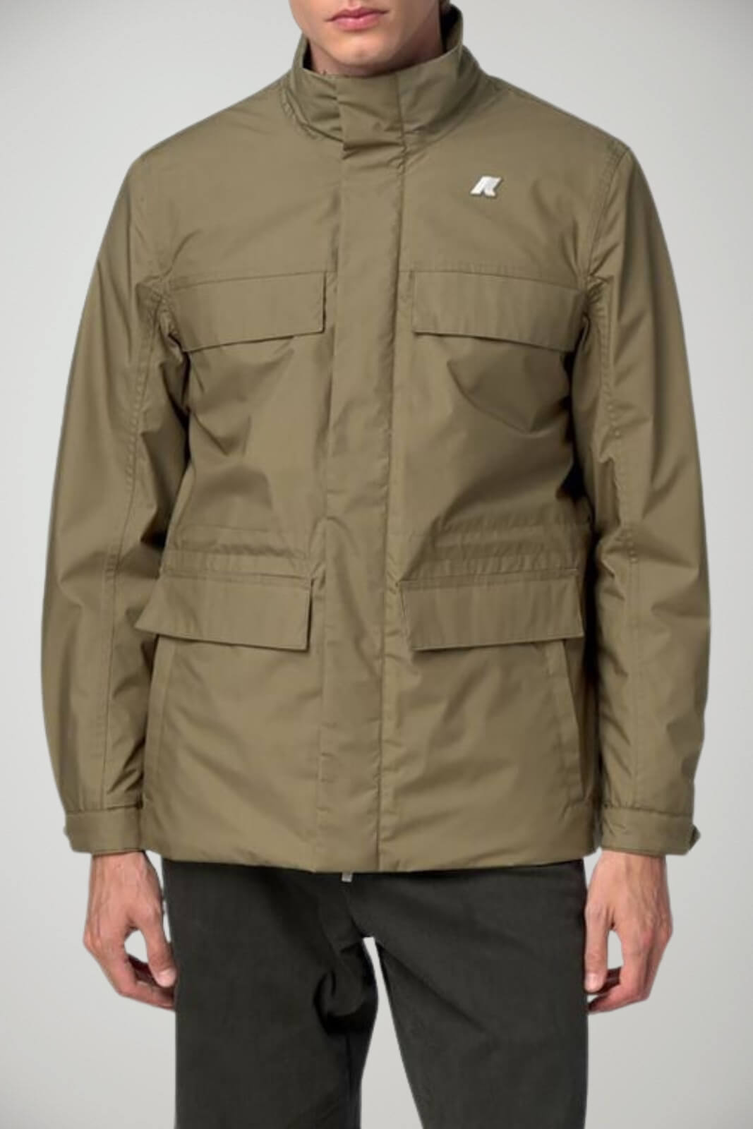K-Way Giacca Uomo Manuene Warm Micro Canvas