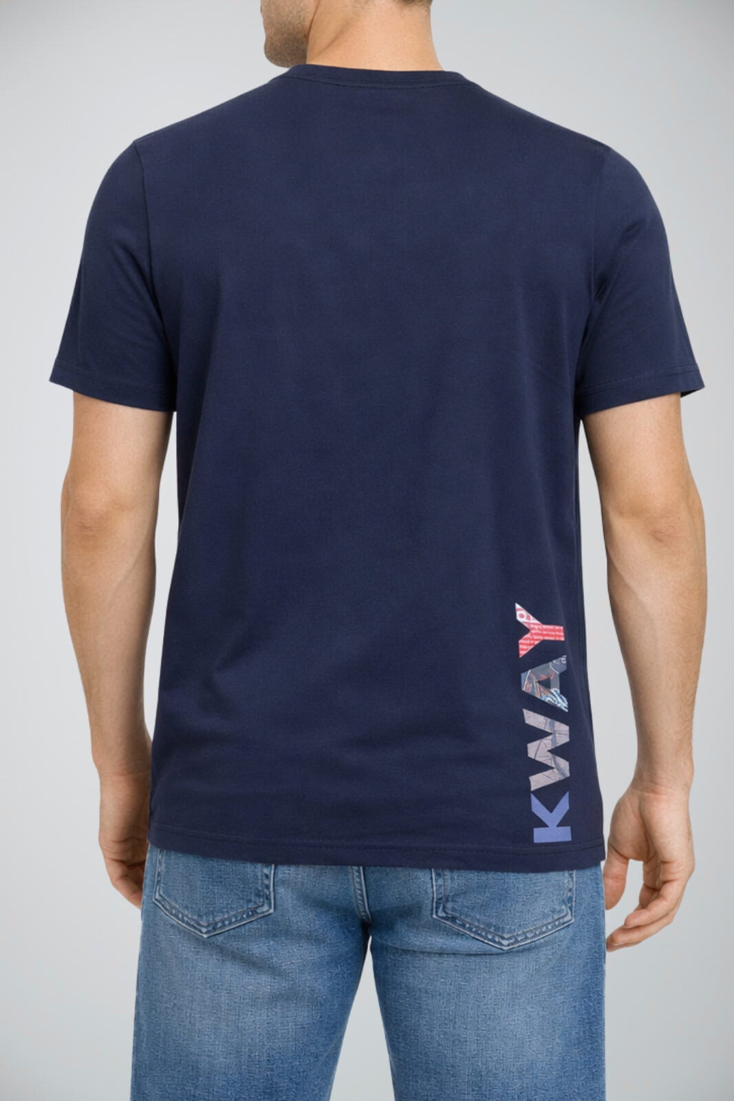 K-Way T-shirt Uomo ODOM SLIM JERSEY KWAY LETTERING