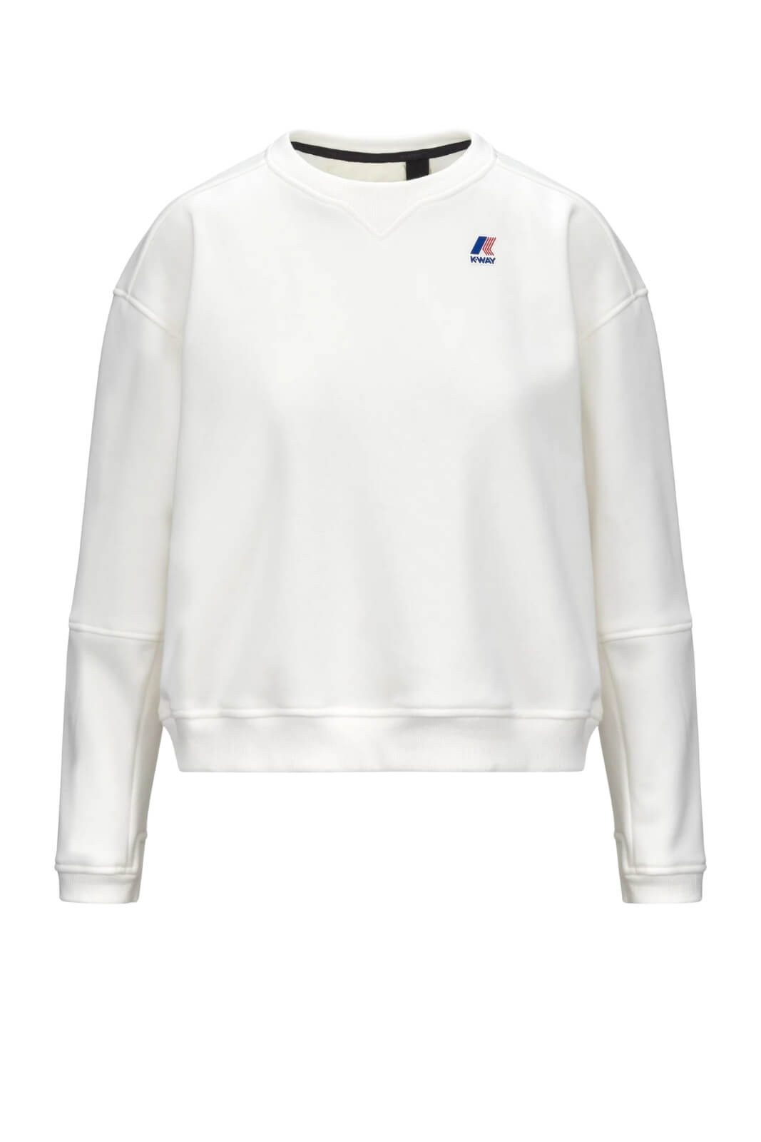 Felpa da donna K-Way Noella a girocollo con logo