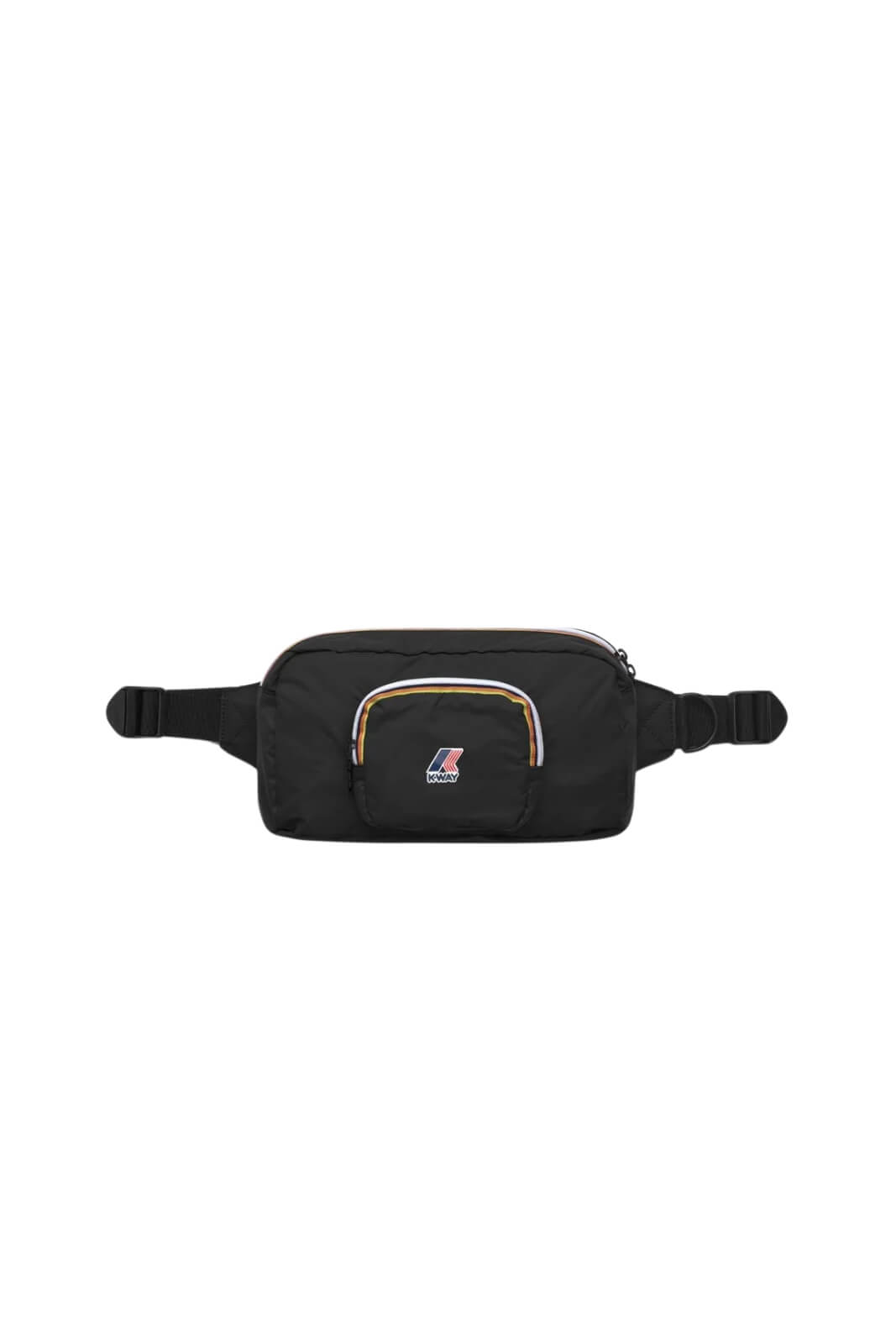 Marsupio K-Way in tessuto idrorepellente con moschettone